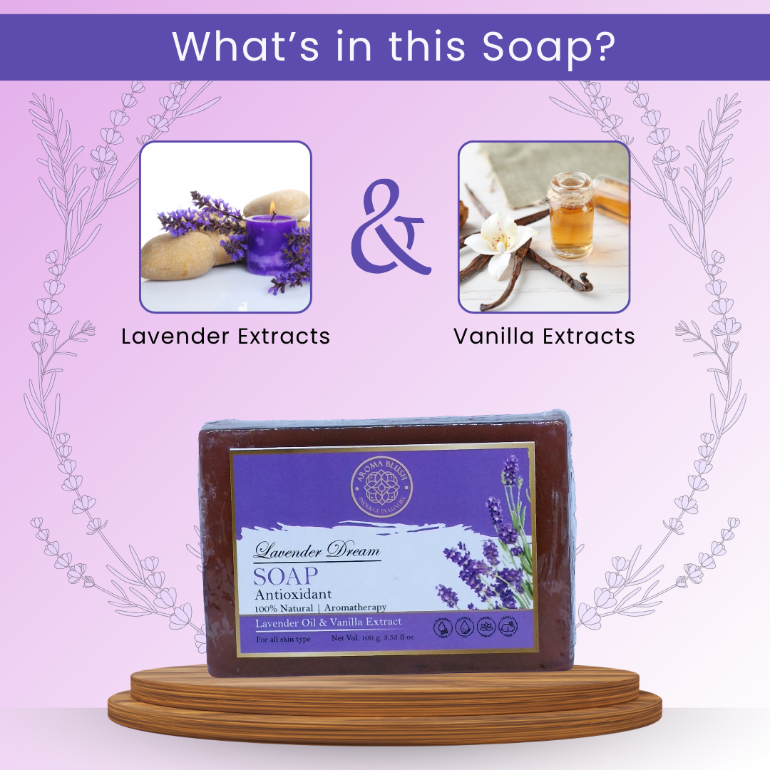 AROMA BLUSH Lavender Dream soap 100 G