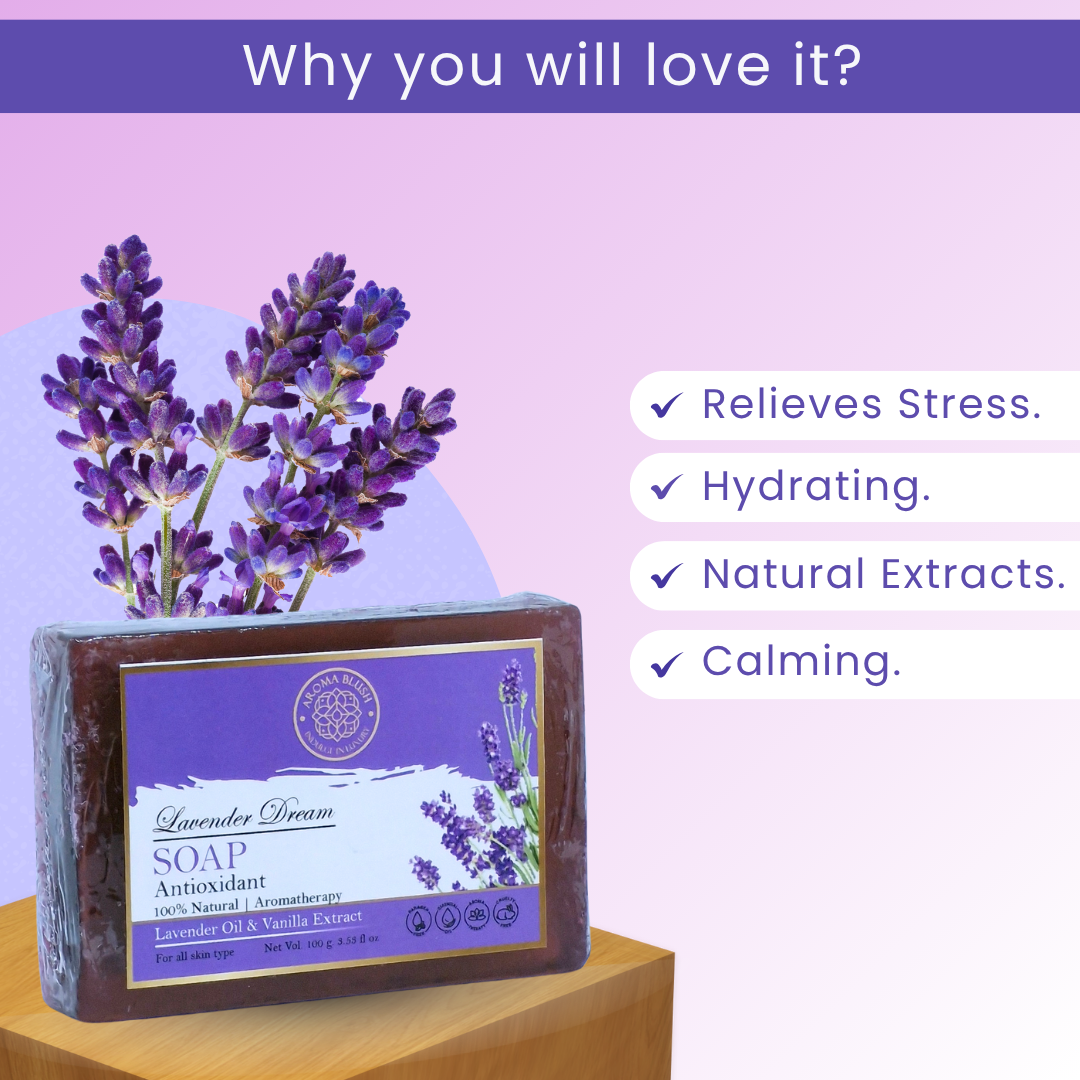 AROMA BLUSH Lavender Dream soap 100 G