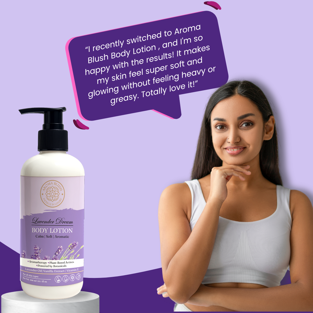 AROMA BLUSH  Lavender Dream body lotion 300ML