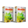 Medislim Gold Meal Replacement Shake For Weight Management - 500 GM - Sugar-free, Cholesterol-free, Zero Trans-fat, Gluten-free Drink with (Goodness of Garcinia Cambogia, Raspberry, Ketone) - BRITISH BIOLOGICALS. (Pack of 2)