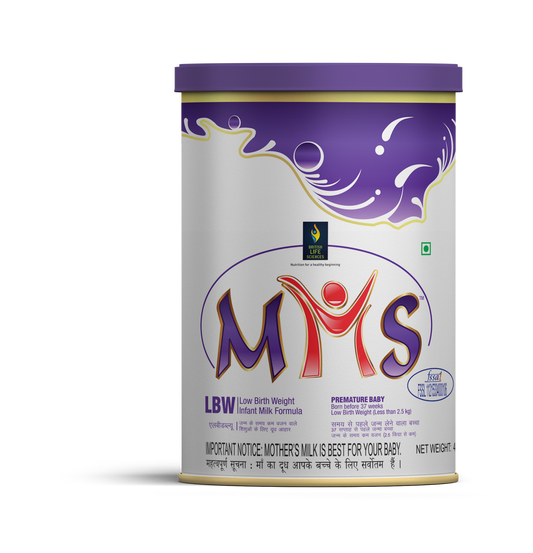 MMS LBW - Infant Milk Formula for preterm & Low Birth Weight Babies |Full of Essential Nutrients and Vitamins for Overall Development | 400 g