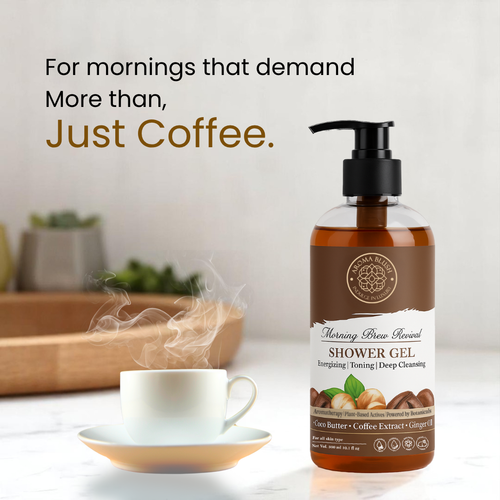 AROMA BLUSH Morning Brew Revival SHOWER GEL 300 ML
