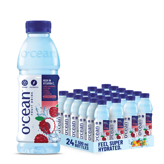 Ocean Fruit Drink Lively Lychee 500 ML (Pack of 6X4)