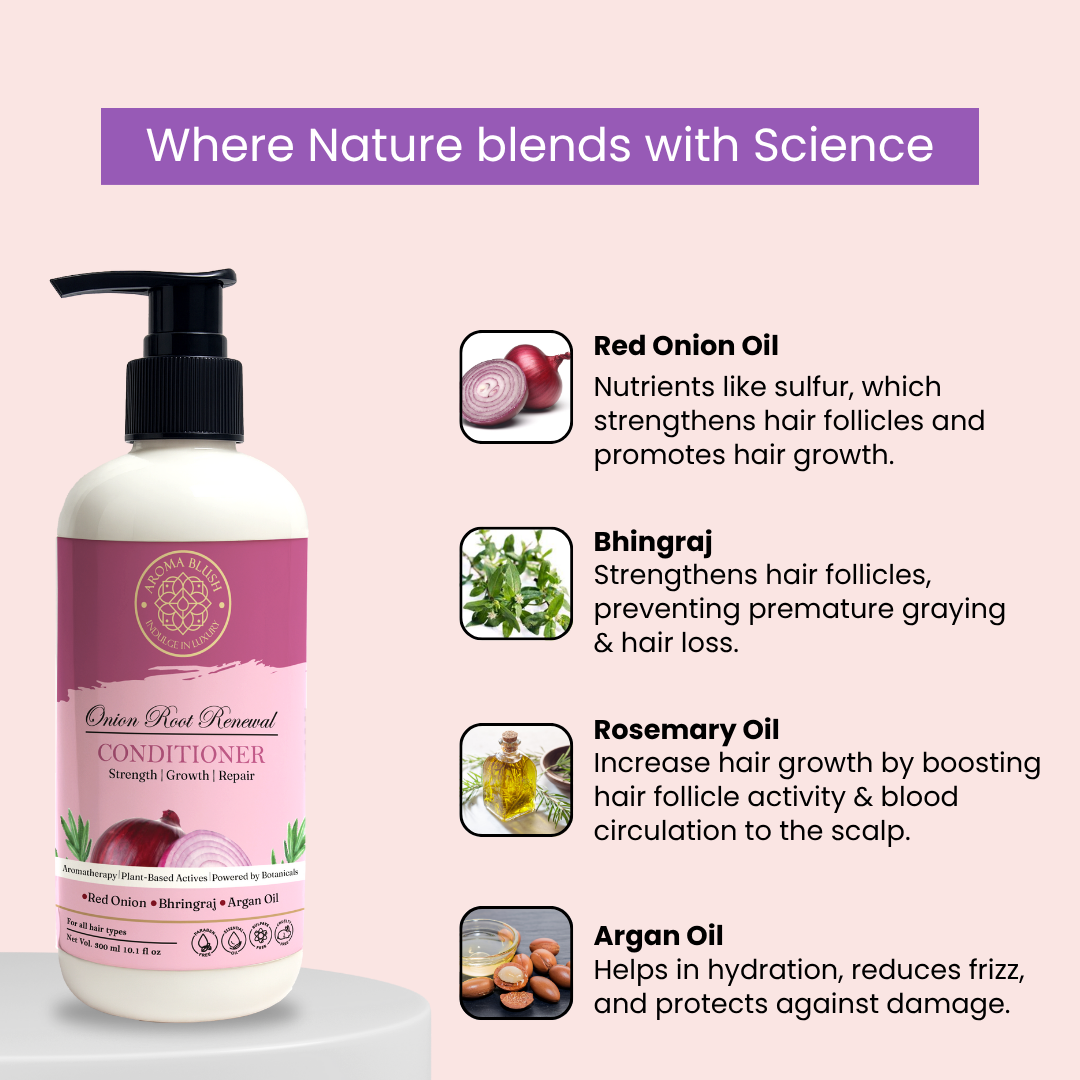 AROMA BLUSH Onion Root Renewal Conditioner 300ML