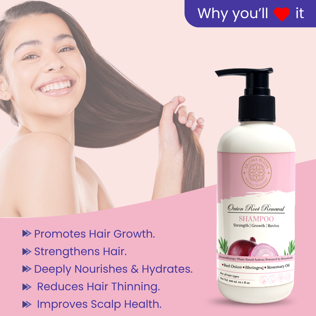 AROMA BLUSH Onion Root Renewal shampoo 300ML
