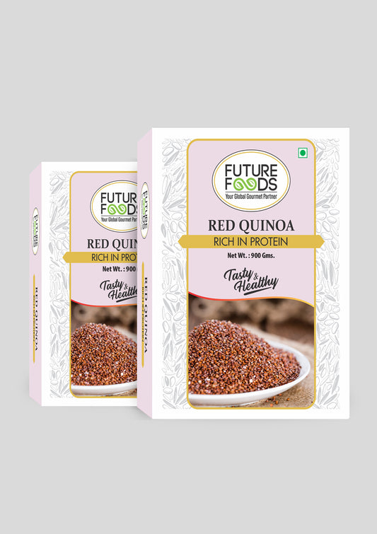 Future Foods Premium Red Quinoa, Gluten Free, the superfoods millet, Pack of 2, 0.900kg*2