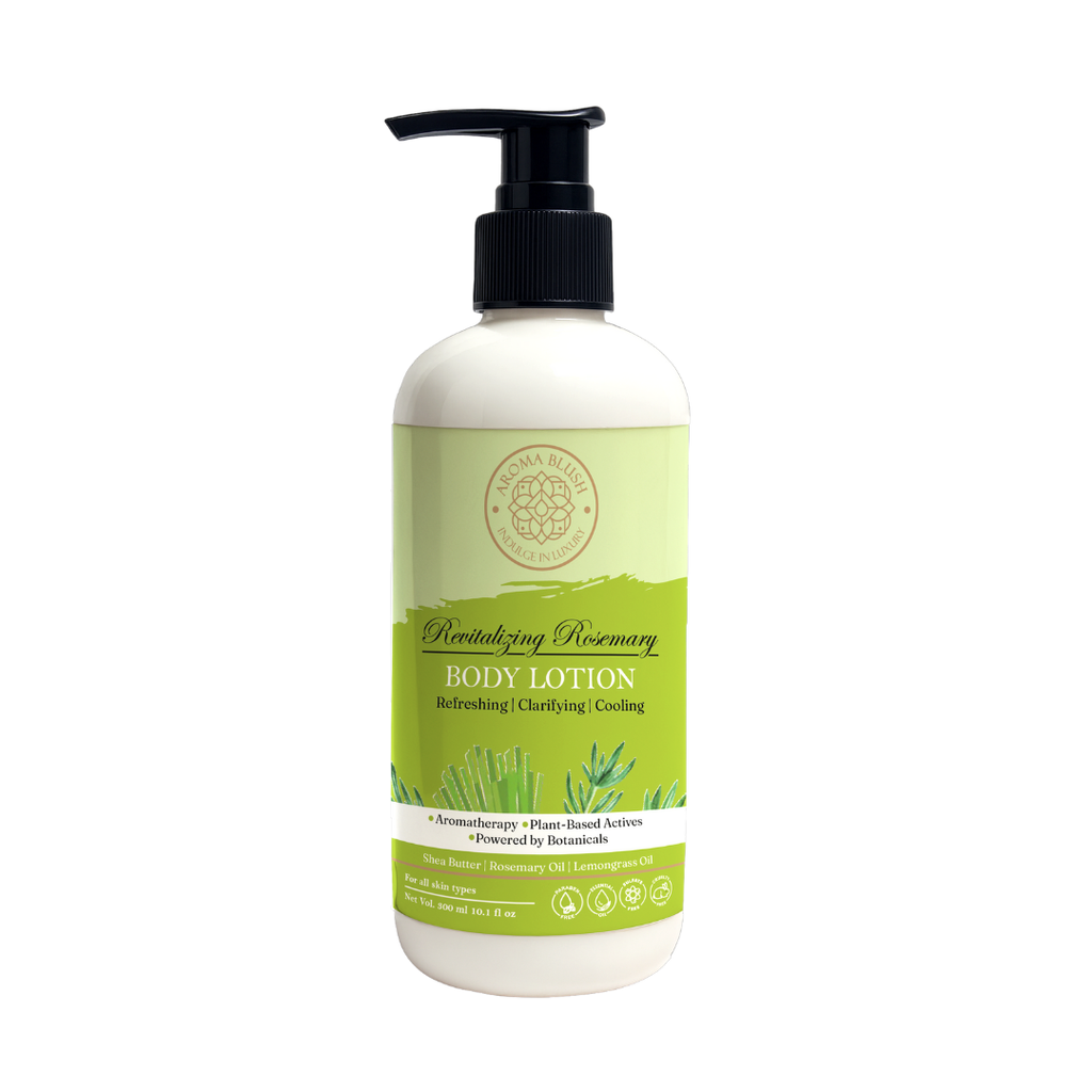 AROMA BLUSH  Revitalizing Rosemary body lotion 300ML