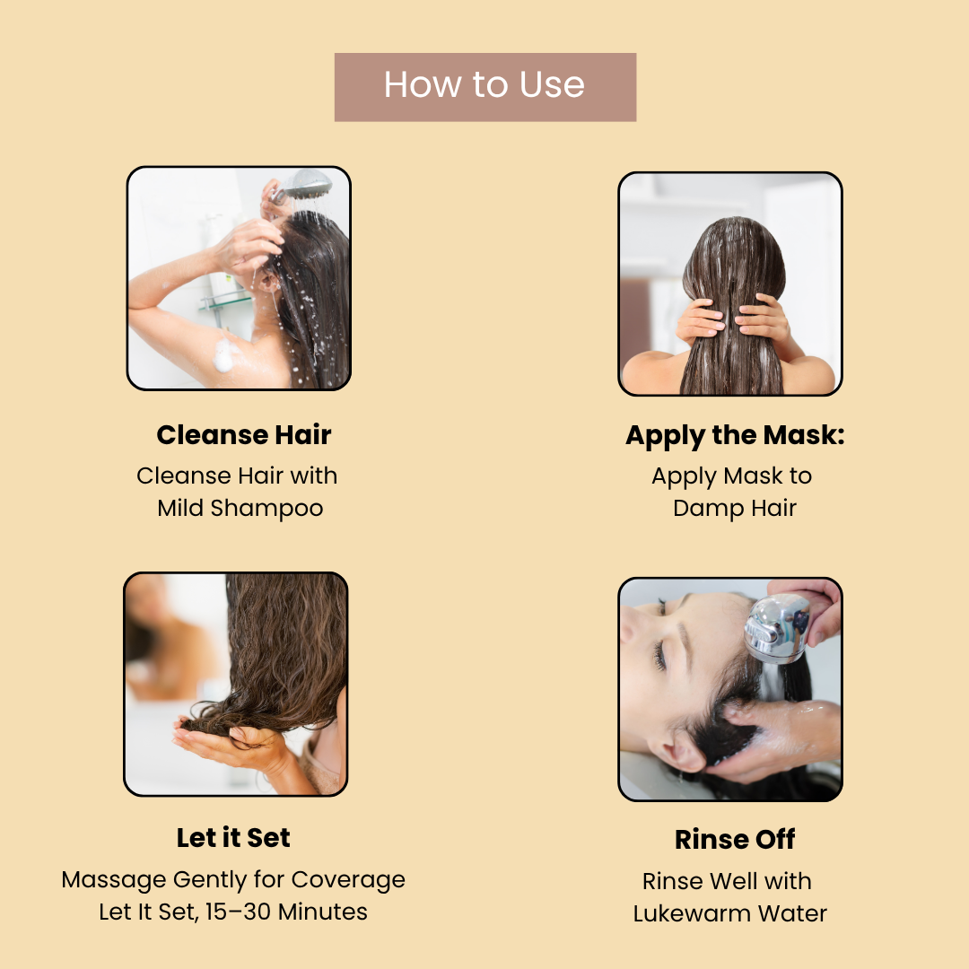 AROMA BLUSH Rice Repair Hair Mask 200gms