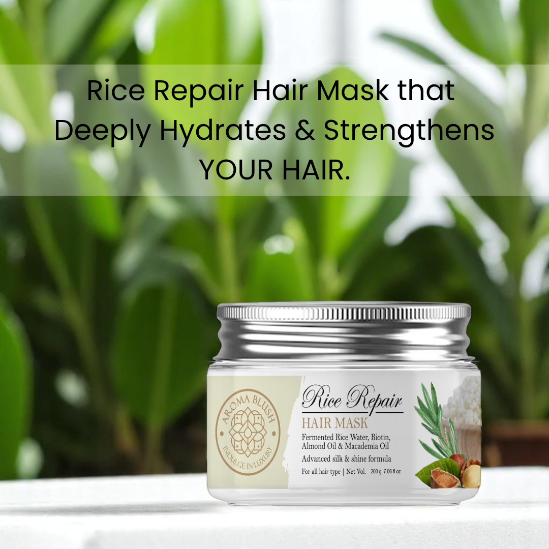 AROMA BLUSH Rice Repair Hair Mask 200gms