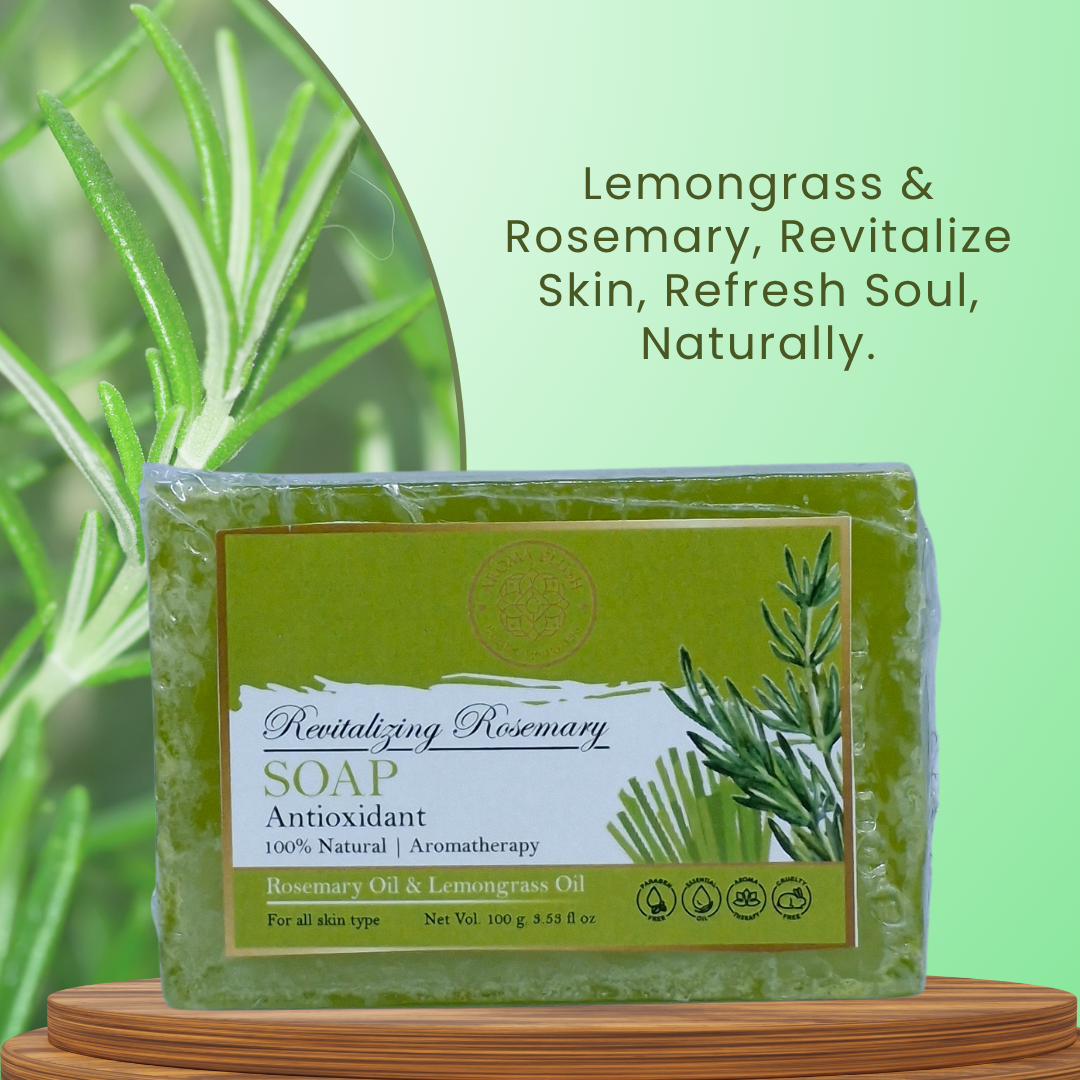 AROMA BLUSH Revitalizing Rosemary soap 100 G