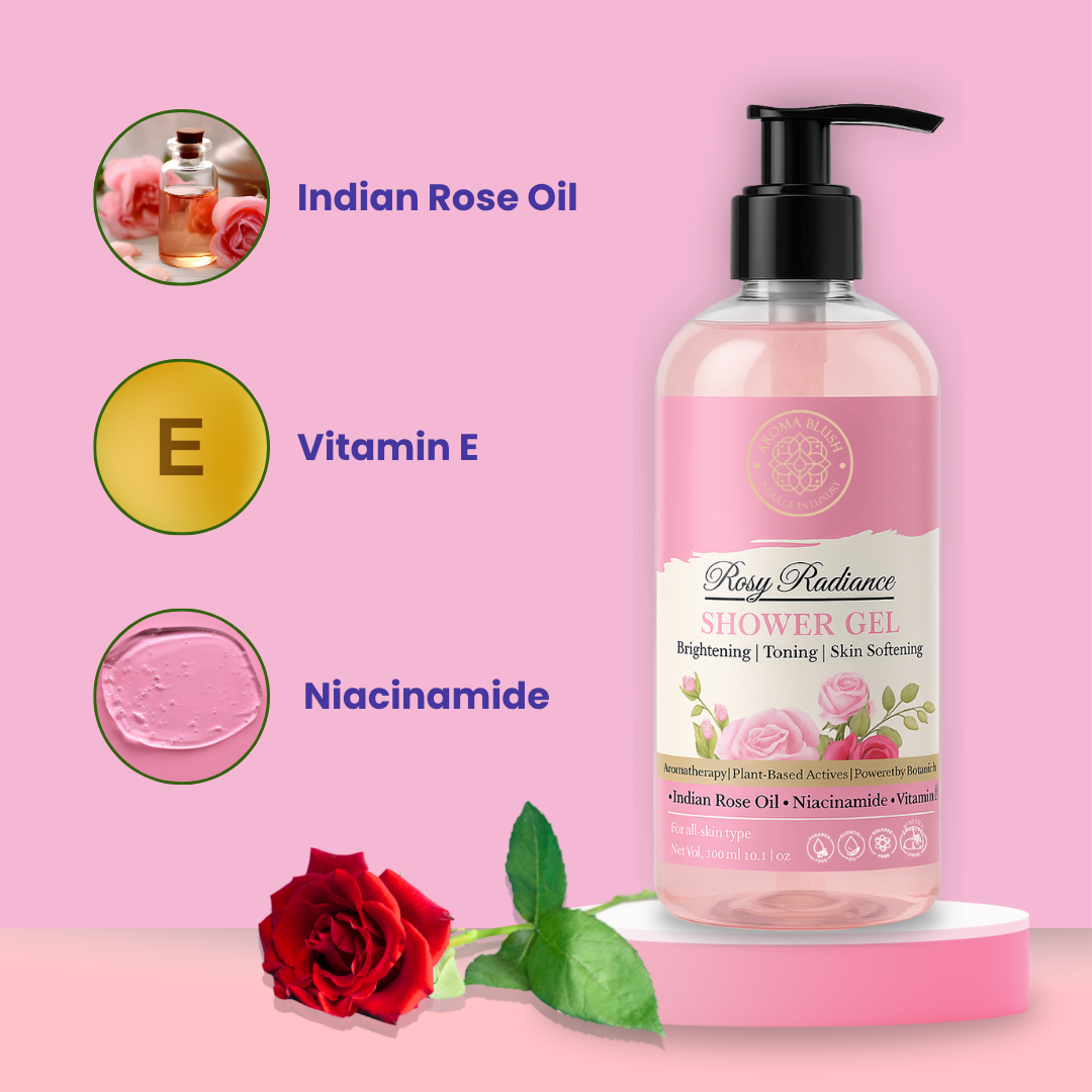 AROMA BLUSH Rosy Radiance shower gel 300ML