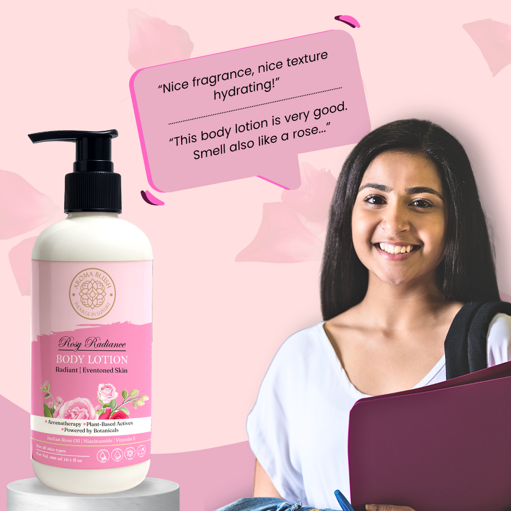 AROMA BLUSH Rosy Radiance body lotion 300ML
