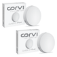 CORVI LED Surface 6 Round 15W | Dimmable & Driverless Ceiling Panel Light | Full Glow, No False Ceiling Required | Slim & Compact | Easy White 4000K (Pack of 2)