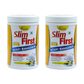SlimFirst Meal Replacement Shake For Weight Management - 400 GM - Sugar-free, Cholesterol-free, Gluten-free Drink with (Raspberry Ketone & Banaba extract) (Pack of 2)