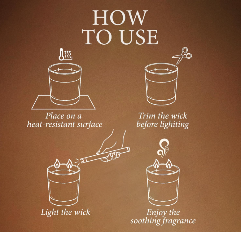 Enchante Candle - Dil Se (Saffron Silk - Birds)