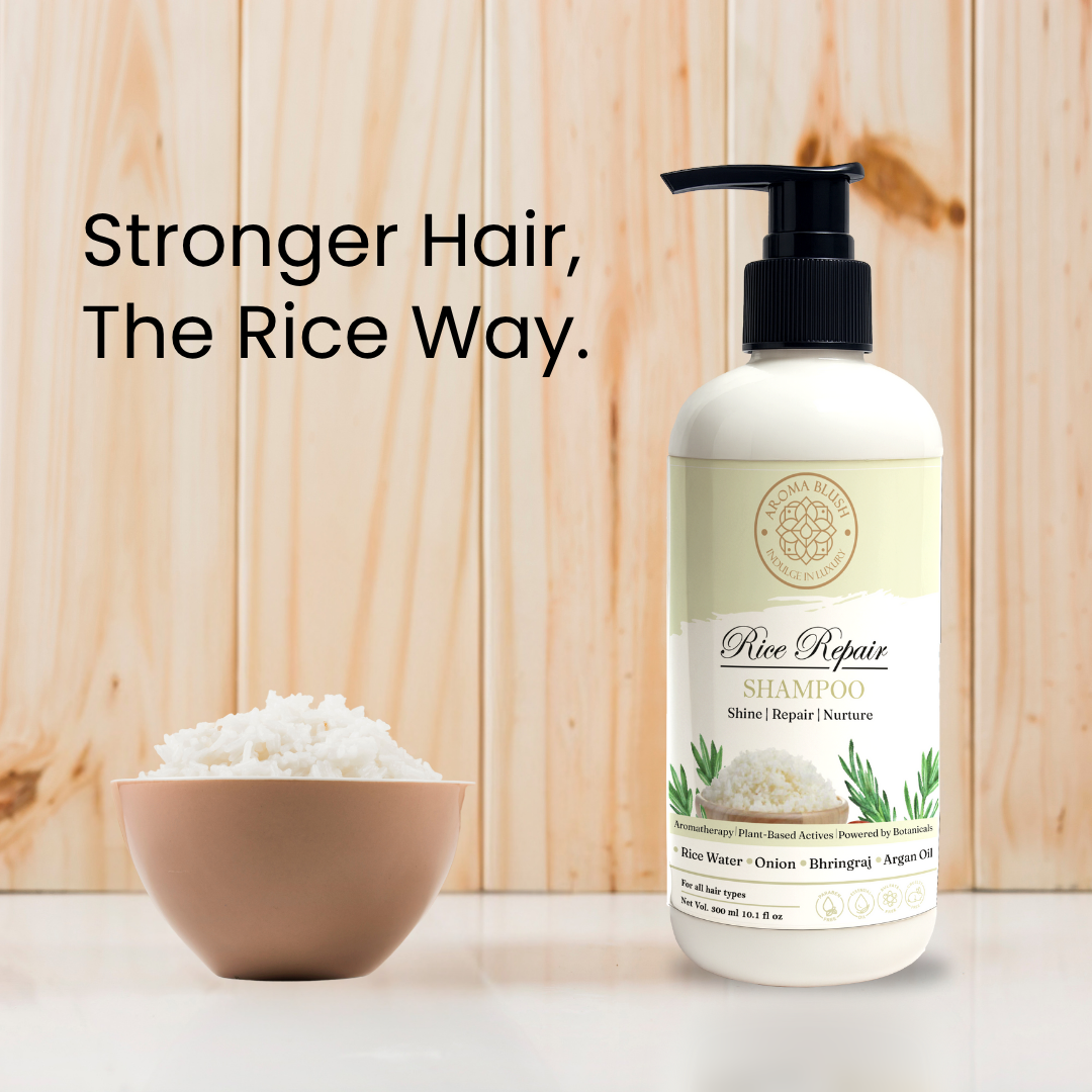 AROMABLUSH  Rice Repair  Shampoo & Conditioner Combo