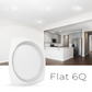 CORVI LED Flat 6Q Square 15W False Ceiling Panel Light | Slim, Compact, Driverless & Dimmable | Backlit for Maximum Output | Warm White 3000K (Pack of 5)