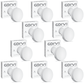 CORVI LED Surface 6 Round 15W | Dimmable & Driverless Ceiling Panel Light | Full Glow, No False Ceiling Required | Slim & Compact |  White 5700K (Pack of 10)