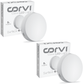 CORVI LED Surface 6 Round 15W | Dimmable & Driverless Ceiling Panel Light | Full Glow, No False Ceiling Required | Slim & Compact | Easy White 4000K (Pack of 2)