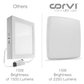 CORVI LED Surface 6S Square 15W | Dimmable, Driverless Ceiling Panel Light | Slim, Full Glow, No False Ceiling Required | Easy White 4000K (Pack of 2)