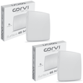 CORVI LED Surface 6S Square 15W | Dimmable, Driverless Ceiling Panel Light | Slim, Full Glow, No False Ceiling Required |  White 5700K (Pack of 2)