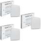 CORVI LED Surface 6S Square 15W | Dimmable, Driverless Ceiling Panel Light | Slim, Full Glow, No False Ceiling Required | Easy White 4000K (Pack of 3)
