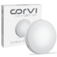 CORVI LED Surface 8 Round 20W | Slim, Compact & Dimmable Ceiling Panel Light | Full Glow Design, No False Ceiling Needed | Easy White 4000K (Pack of 1)