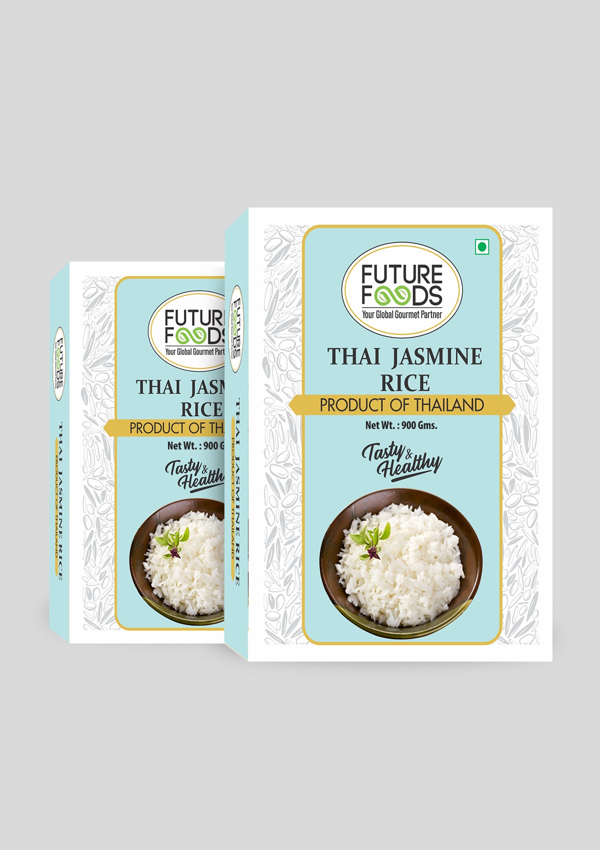 Future Foods Jasmine Rice | Thai fragrant rice | Packed with Phytonutrients | Enhances Fiber Intake | Beneficial for Diabetic Patients | Product of Thailand | 900g (Pack of 2)