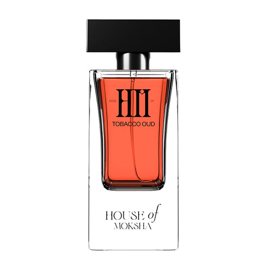 House of Moksha Tobacco Oud Eau De Parfum - 70ml For Men| Perfume with Notes of Tobacco Leaf, Whiskey, Incense and Oud for a Deep, Smoky and Spiced Fragrance Experience