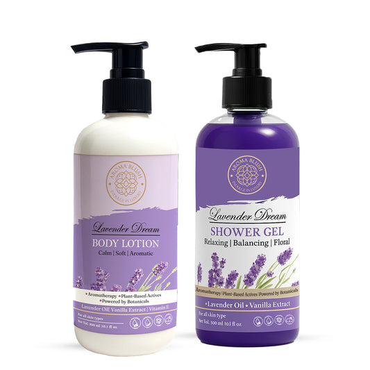AROMABLUSH Lavender Dream  Body lotion & shower gels duo's