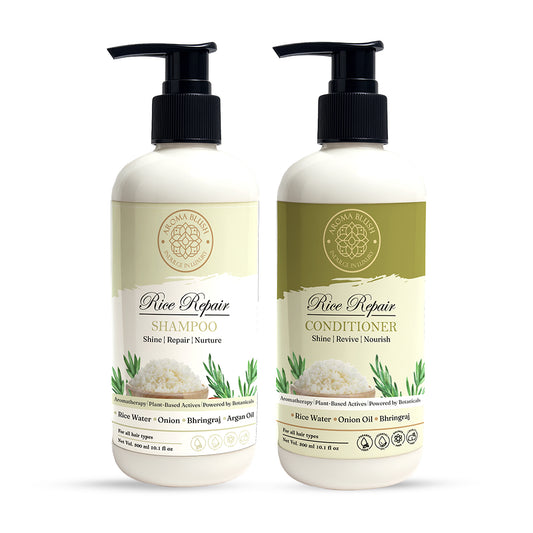 AROMABLUSH  Rice Repair  Shampoo & Conditioner Combo