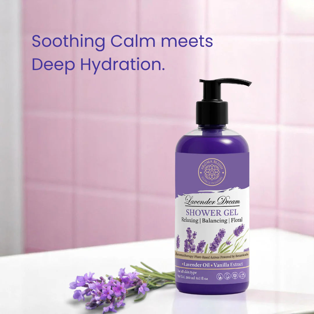 AROMABLUSH Lavender Dream  Body lotion & shower gels duo's