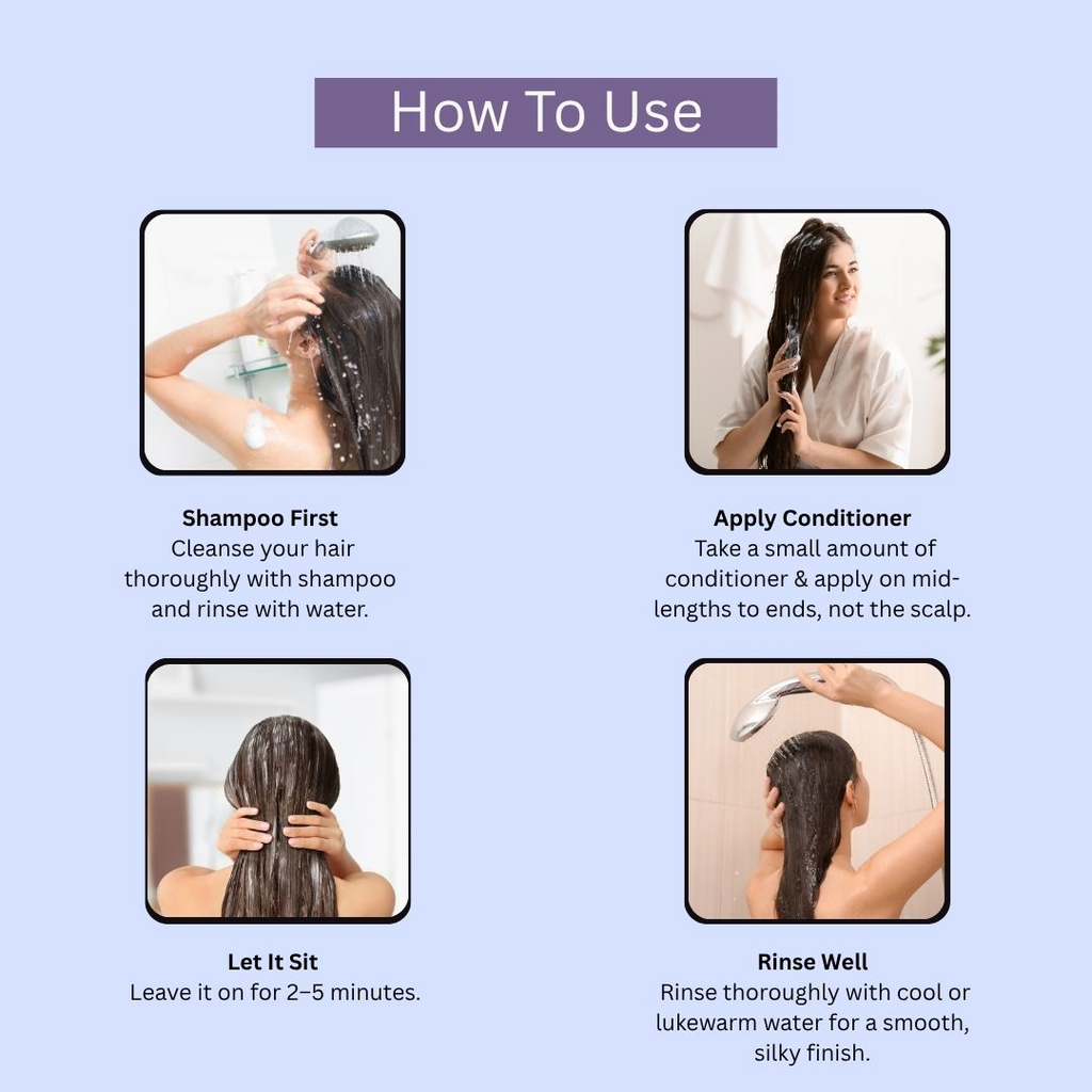 AROMABLUSH Intense Repair  Shampoo, Conditioner & Hairmask Combo