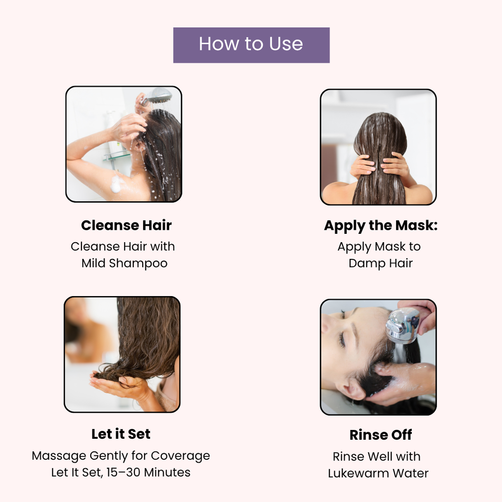 AROMABLUSH Onion Root Renewal  Shampoo, Conditioner & Hairmask Combo