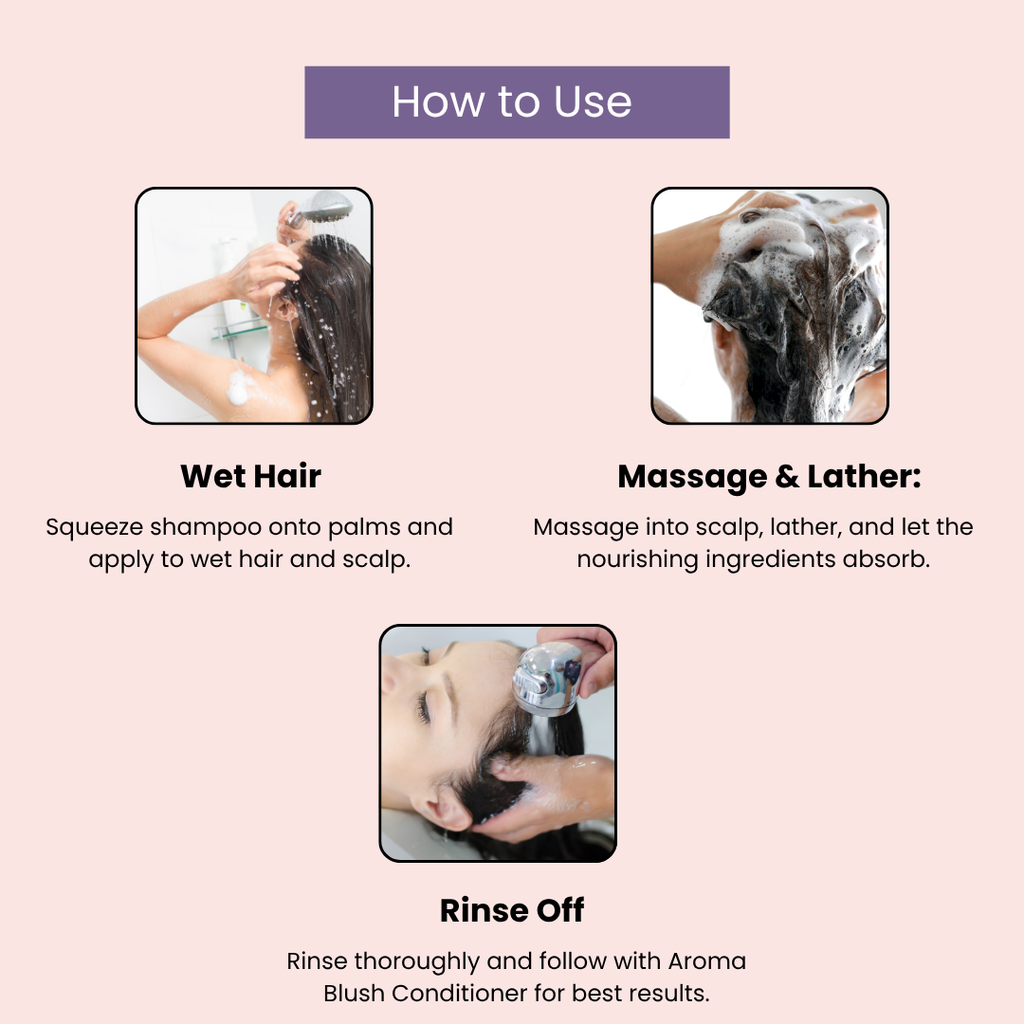 AROMABLUSH Onion Root Renewal  Shampoo & Conditioner Combo