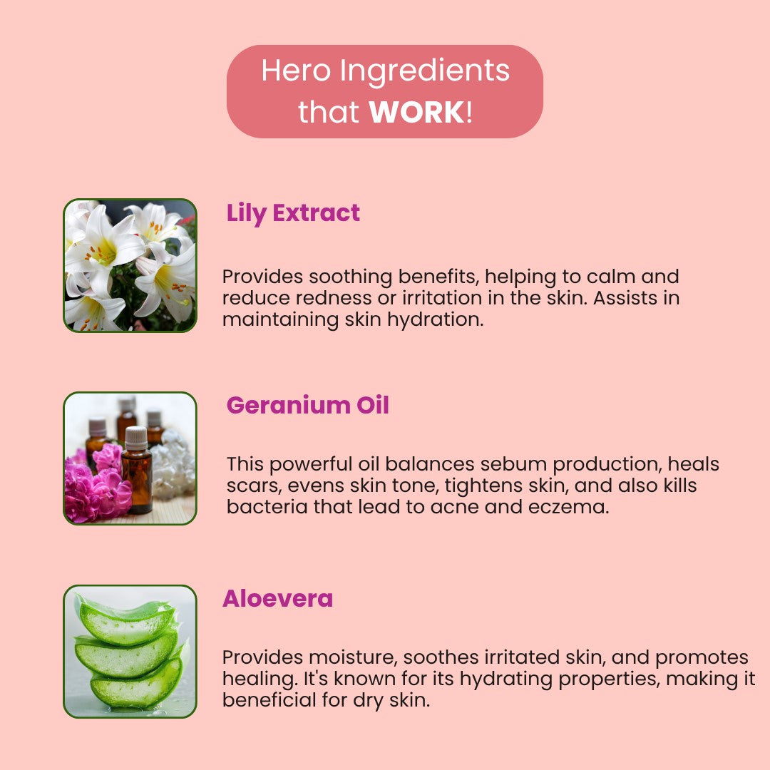 AROMABLUSH Blooming Lily  Body lotion & shower gels duo's