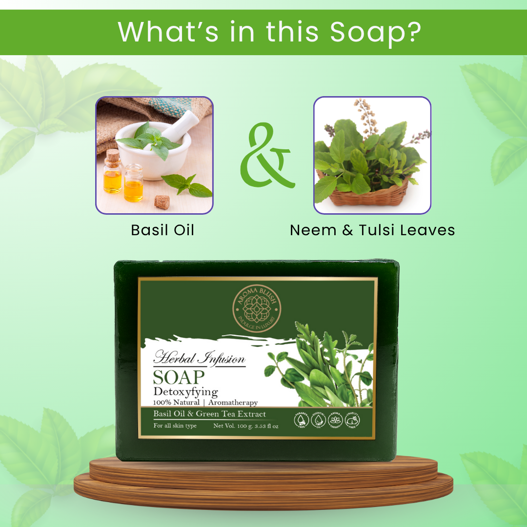 AROMABLUSH Hydrating Aloe Oasis & Herbal Infusion Combo Soap