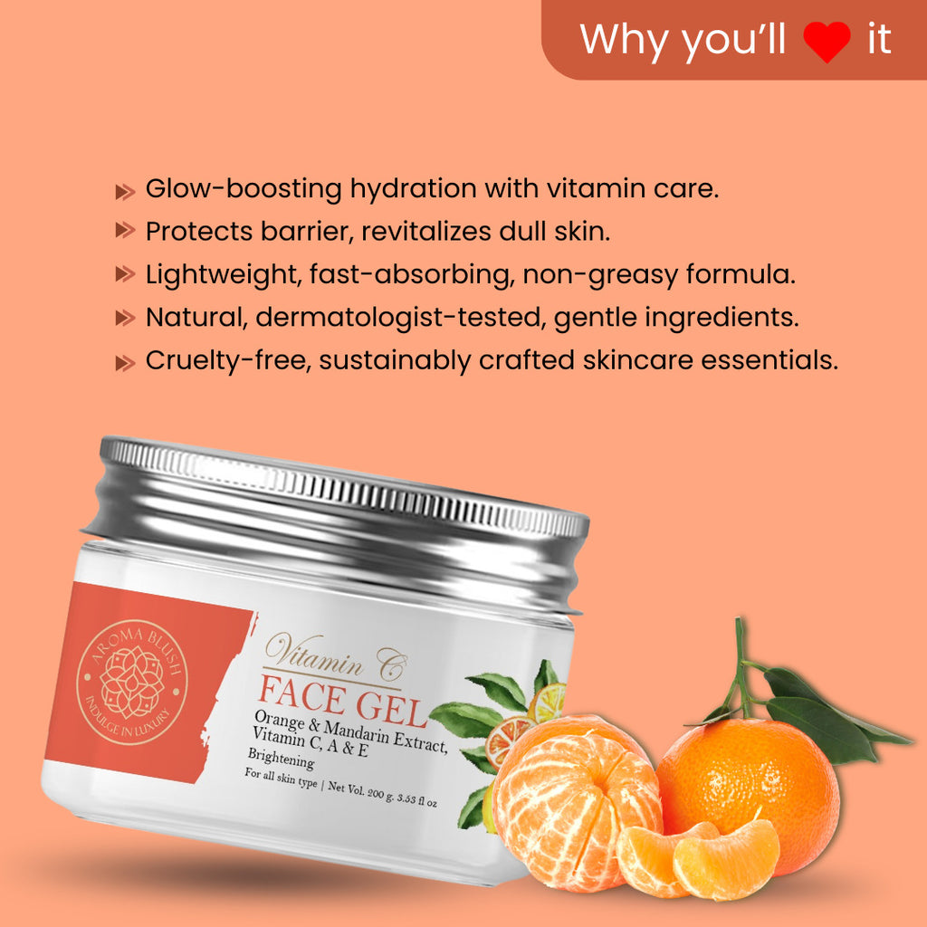 AROMA BLUSH VITAMIN C FACEGEL 200 GMS
