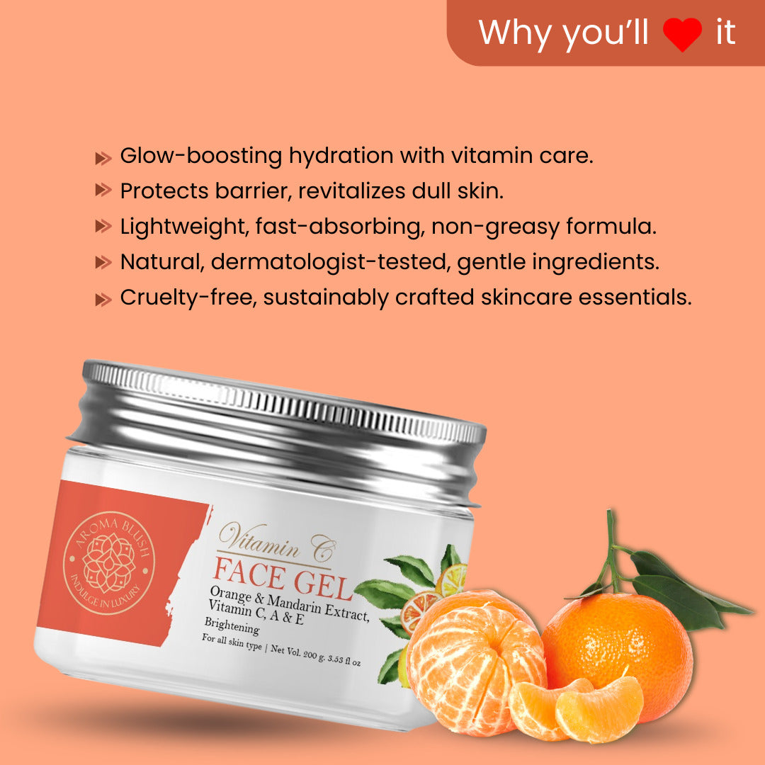 AROMA BLUSH VITAMIN C FACEGEL 200 GMS