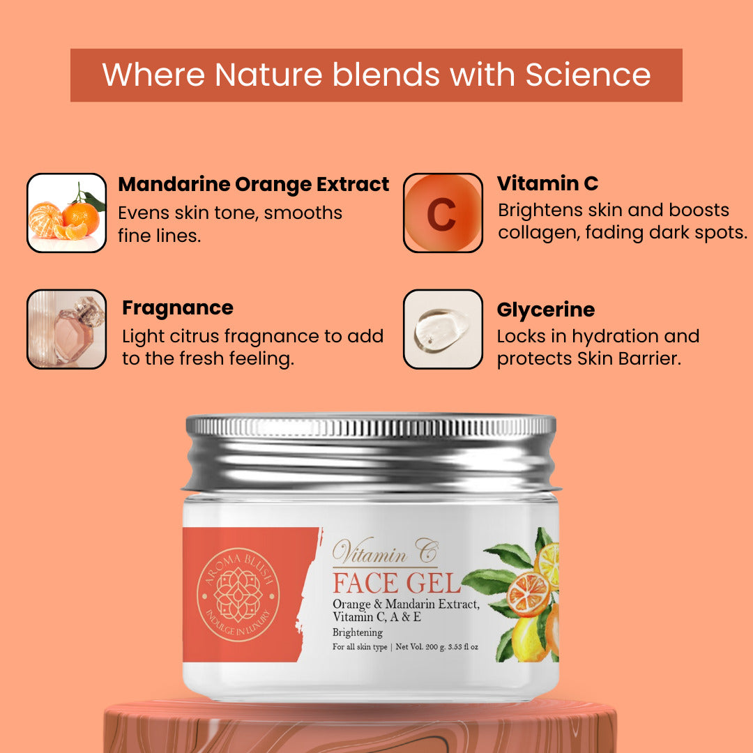 AROMA BLUSH VITAMIN C FACEGEL 200 GMS