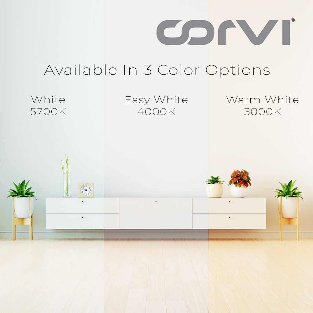 CORVI LED Flat 4 Round 6W Ceiling Panel Light | Slim, Dimmable & Driverless |  White 5700K | Backlit for Maximum Output | Ideal for False Ceilings & Home Lighting (Pack of 2)