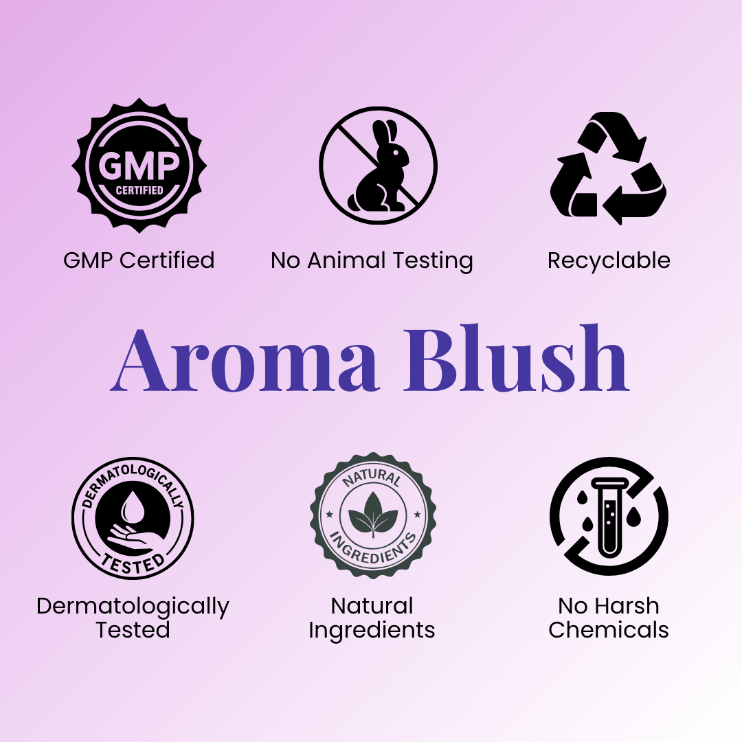 AROMABLUSH Lavender Dream & Rosy Radiance Combo Soap