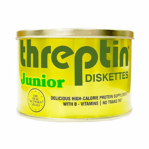 Threptin Junior Diskettes | Protein Supplement for Kids | Kesar-Pista - 250g Pack