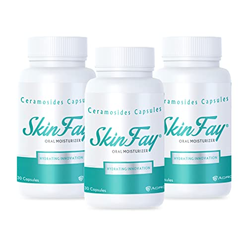 SKINFAY | Oral Moisturizer | Boosts Collagen | Moisturized Skin | Healthy Ageing | 1 Capsule a Day ( Pack Of 3 )