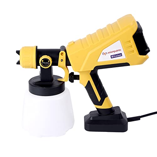 Asian Paints TruCare Paint Sprayer 750W With 1000ml Container | Electric Paint Sprayer With 2m Long Cable & VDE Plug | 2.5mm Nozzle | Motor Speed Up To 32000rpm/min|Suitable for Indoor & Outdoor Paint