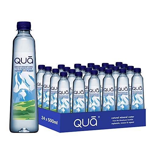 Qua Natural Mineral Water (Pack of 24 x 500ml)