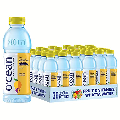 Ocean Fruit Water - Mango Passion 300MLenriched with vitamins & glucose| Pack of 36