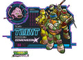 Asian Paints Wall Ons Original TMNT 'XXL' Wall Decal - 'Get The Evil Kraang!' DIY Removable Peel and Stick Wall Sticker - 'Covers H 2 ft x W 2.6 ft on The Wall' Kids Room Decor